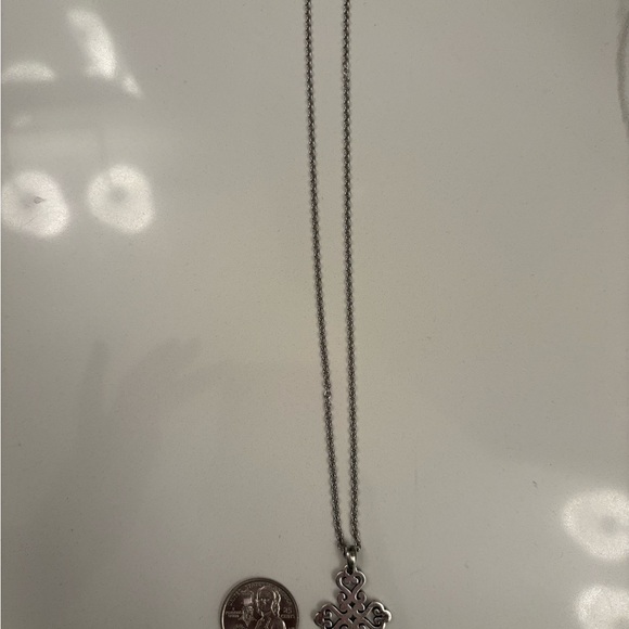 James Avery Silver Cross Necklace - Picture 4 of 5
